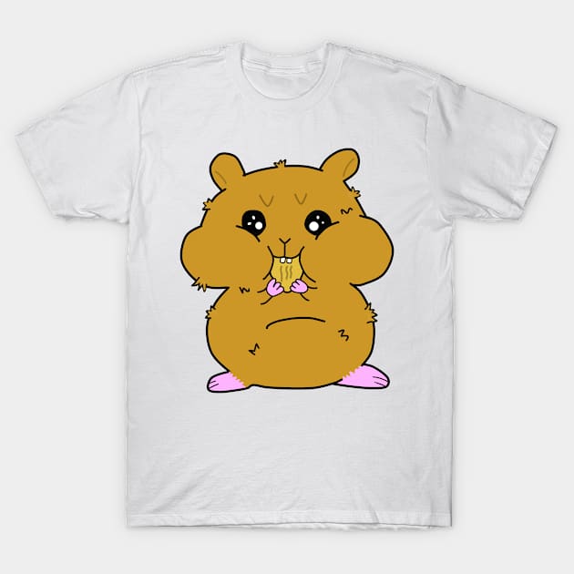 hamster eats almonds hamster T-Shirt by FromBerlinGift